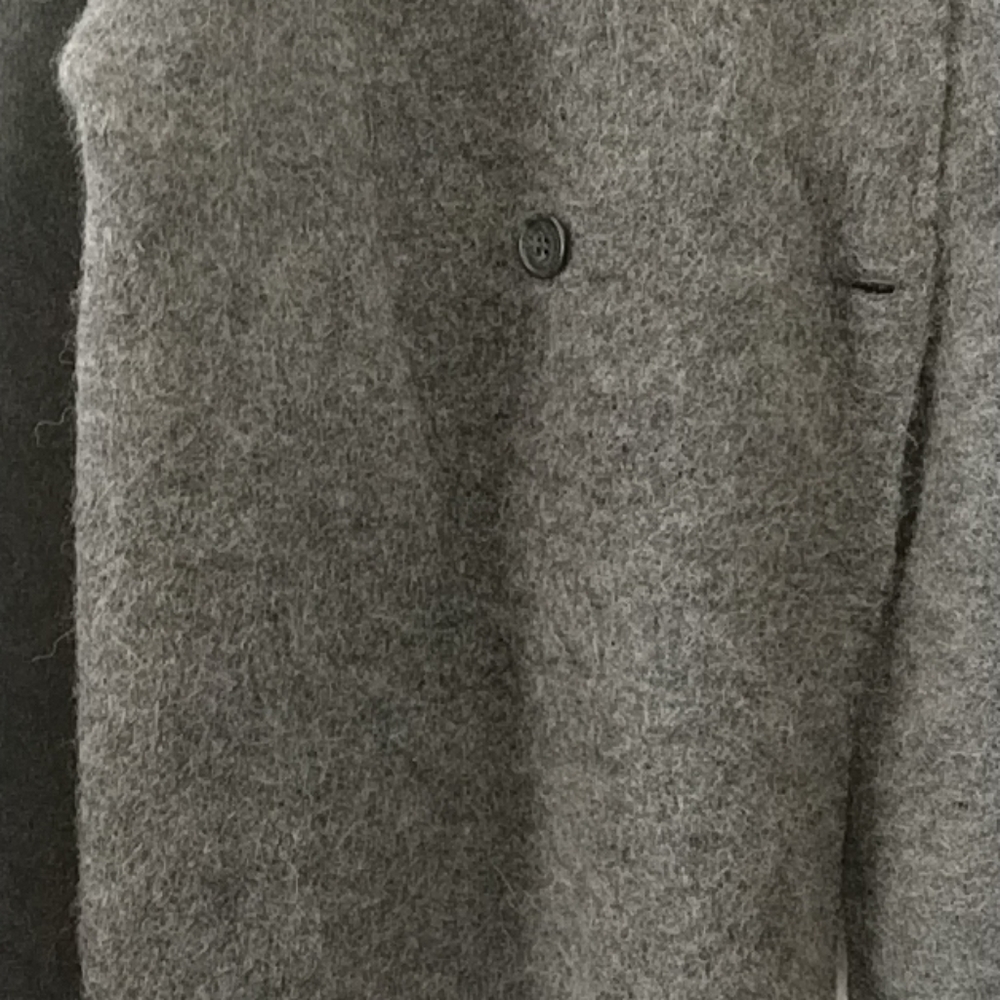 J. Crew Double Breasted Collarless Coat - Picture 3 of 6